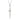Sterling silver dagger pandant on a chain set with light blue swiss topaz cabochon